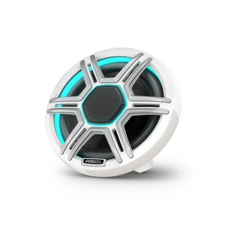 Altavoces marinos blanco de 6.5" con luz LED, Fusion Apollo