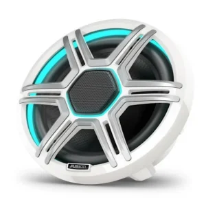 Altavoces marinos blancos de 8.8" con luz LED, Fusion Apollo