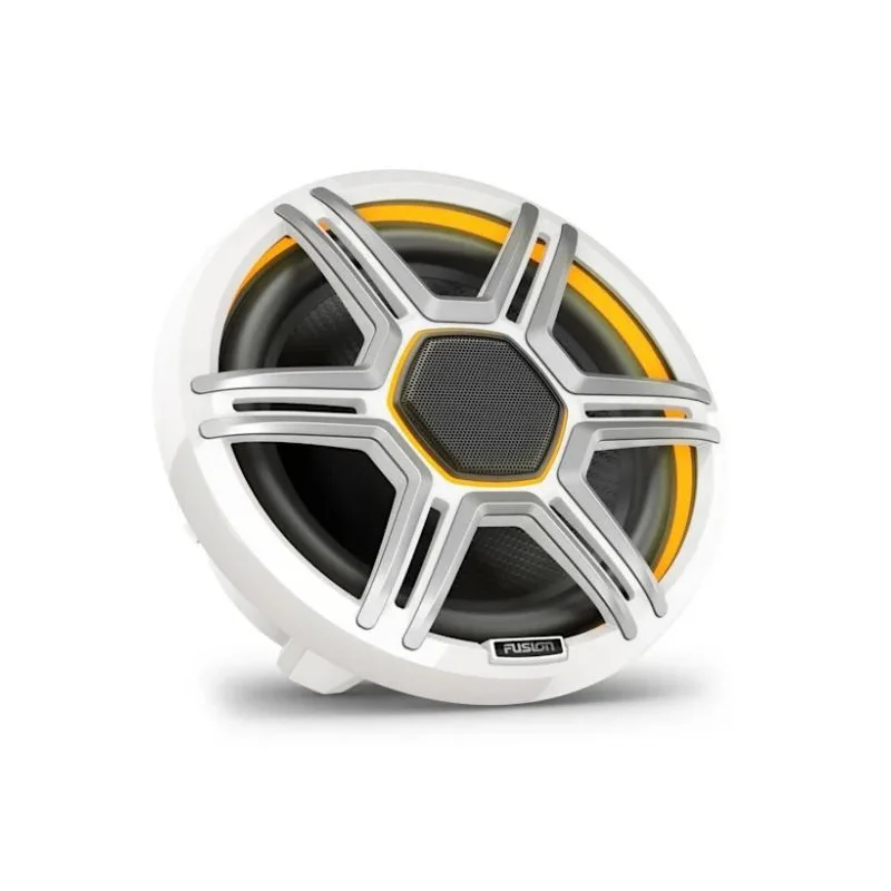 Altavoces marinos blancos de 8.8" con luz LED, deportivos