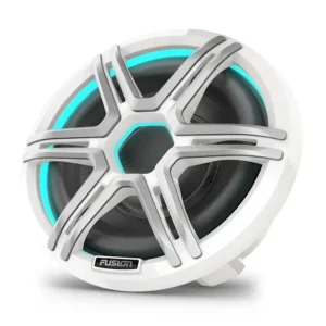 Subwoofer marino blanco de 10" Fusion Apollo con LED