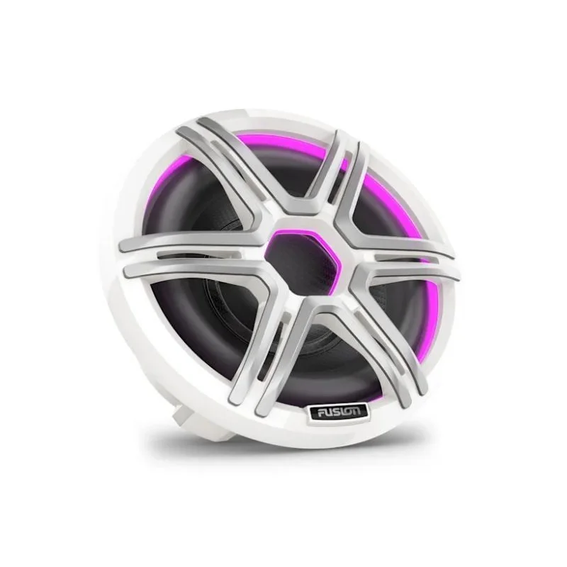 Subwoofer marino de 10" Fusion Apollo con LED, blanco