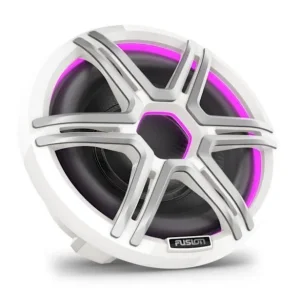 Subwoofer marino de 10" Fusion Apollo con LED, blanco