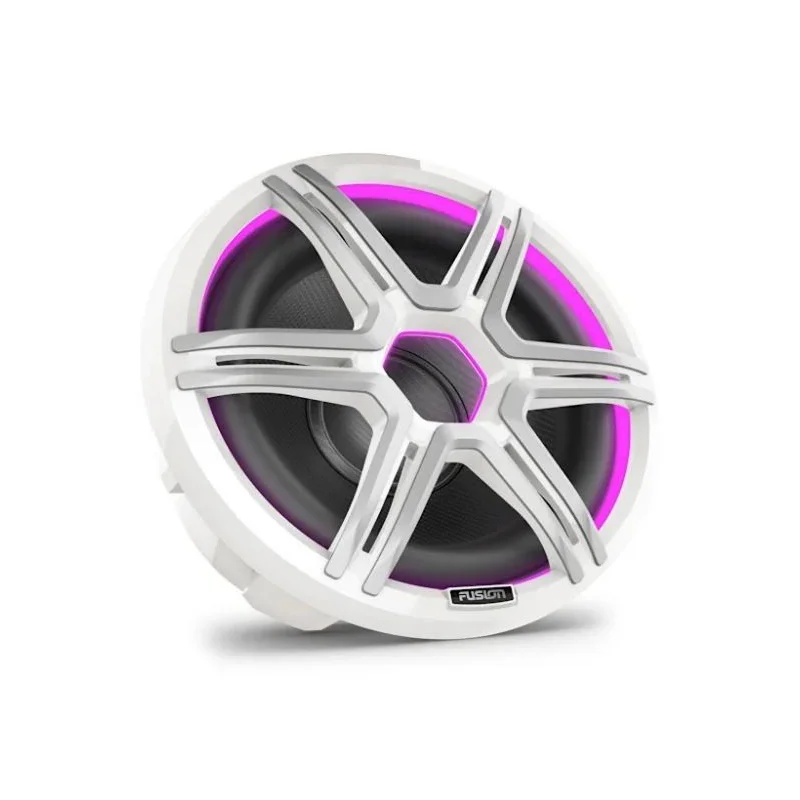 Subwoofer marino blanco de 12" con LED, Fusion Apollo