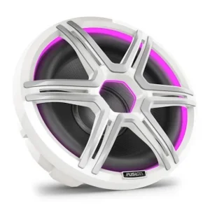 Subwoofer marino blanco de 12" con LED, Fusion Apollo