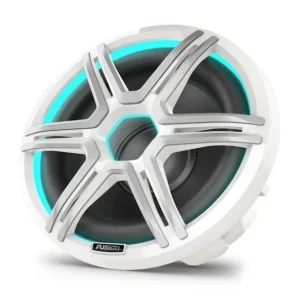 Subwoofer marino de 12" Fusion Apollo con LED, blanco