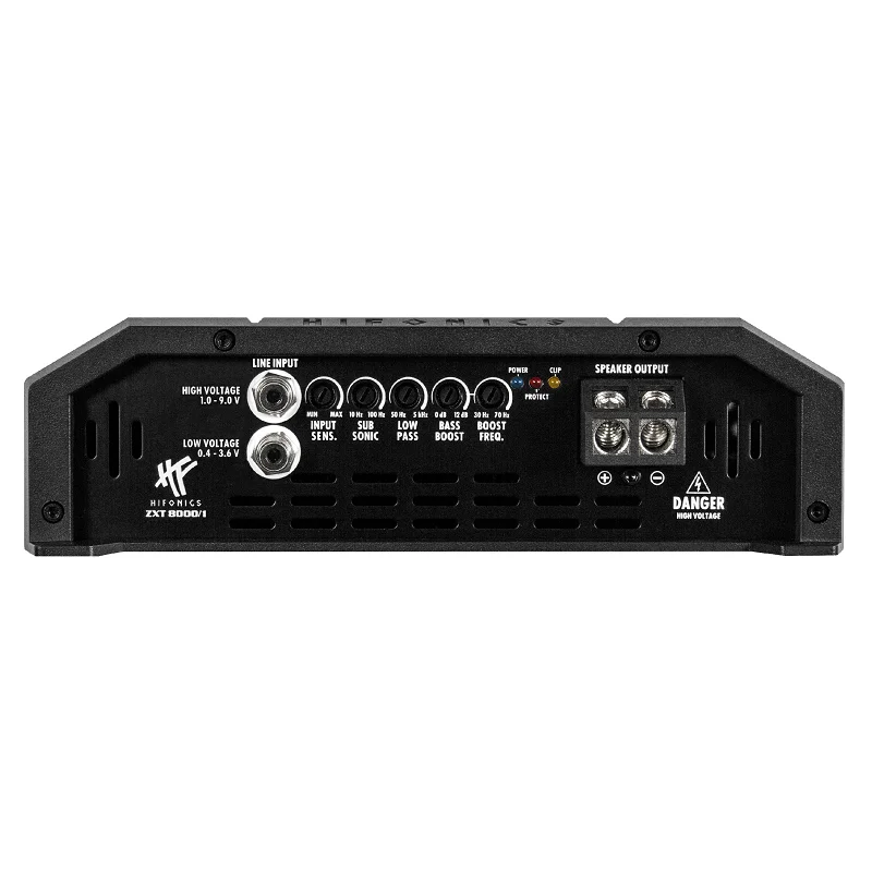 Amplificador Hifonics ZXT8000/1, mono canal, Ultra clase D en Amplificador mono canal de Hifonics ZXT8000/1 Amplificador Hifon