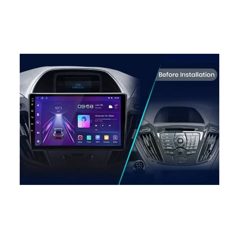 Comparación radio navegador Ford Transit/Tourneo