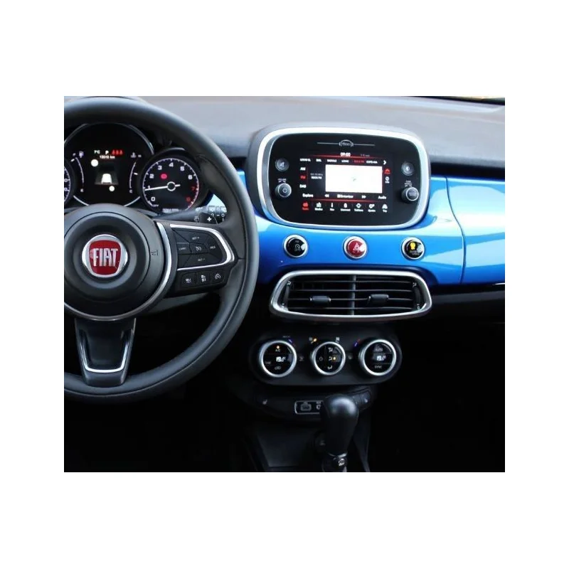 Marco frontal auto radio Fiat 500X año 2015