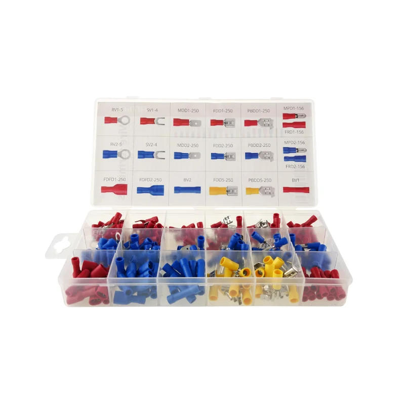 Terminales para cables, caja de 250 unid, MIX