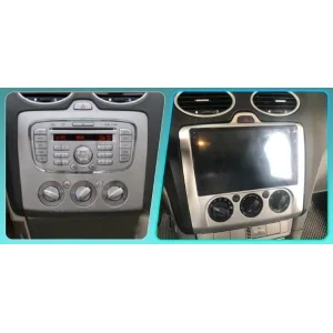 Radio navegador para Ford Mondeo MK2, MK3, Focus II, III, 2004 2011, aire manual, dentro.