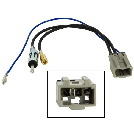 Conector adaptador antena radio para Isuzu D Max, año 2020