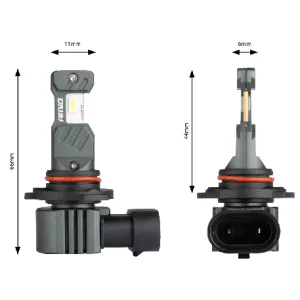 Medidas bombillas LED HB3, HIR1, H10, 6000K