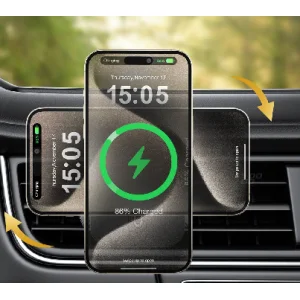Cargador inalámbrico para teléfono con giratorio 360º