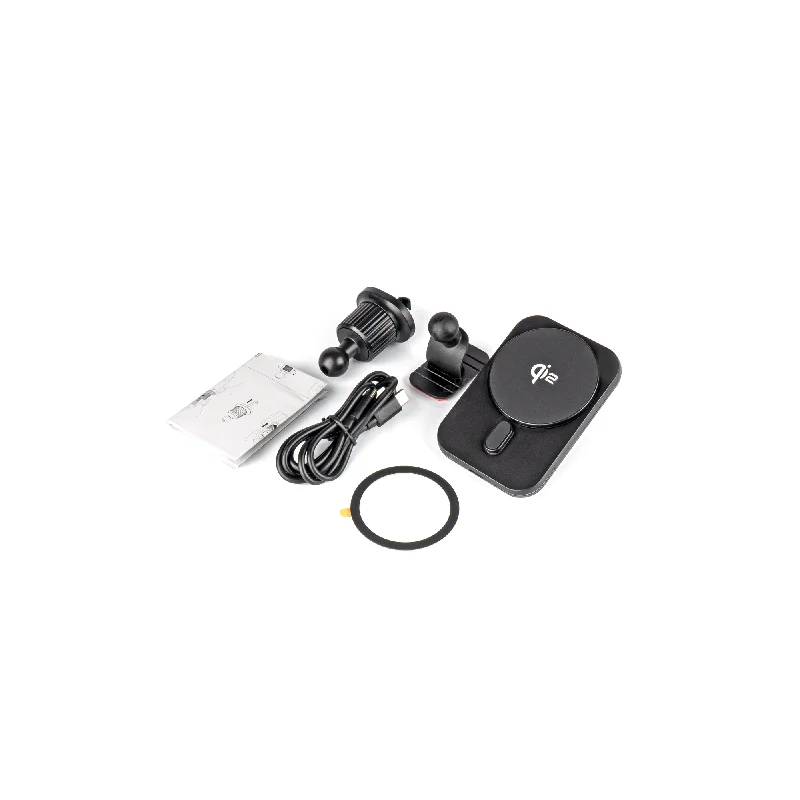 Cargador inalámbrico para smartphone con soporte magnético 04179