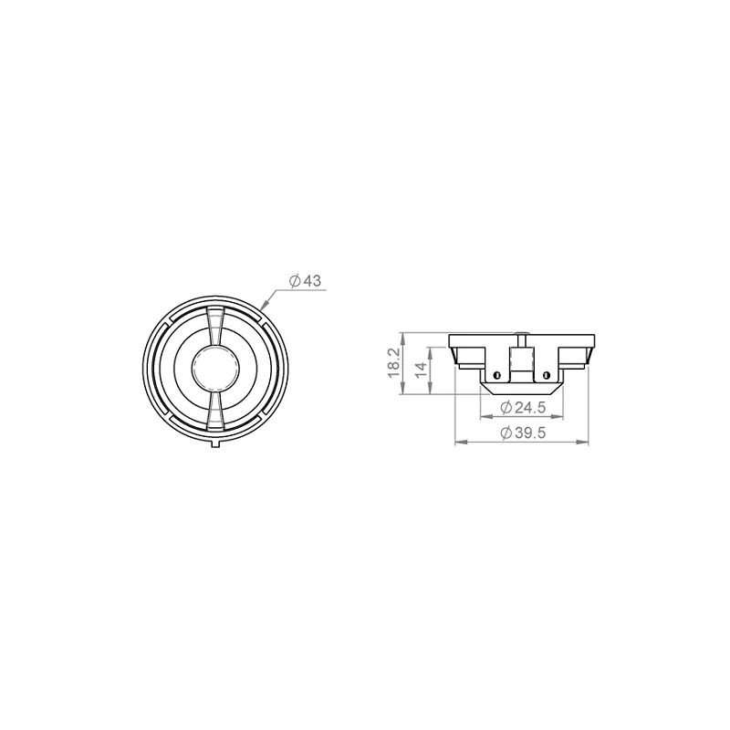 Focal ISBMW100V2, medidas altavoces, vías separadas para BMW y Mini, medidas.