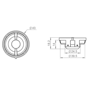 Focal ISBMW100V2, medidas altavoces, vías separadas para BMW y Mini, medidas.