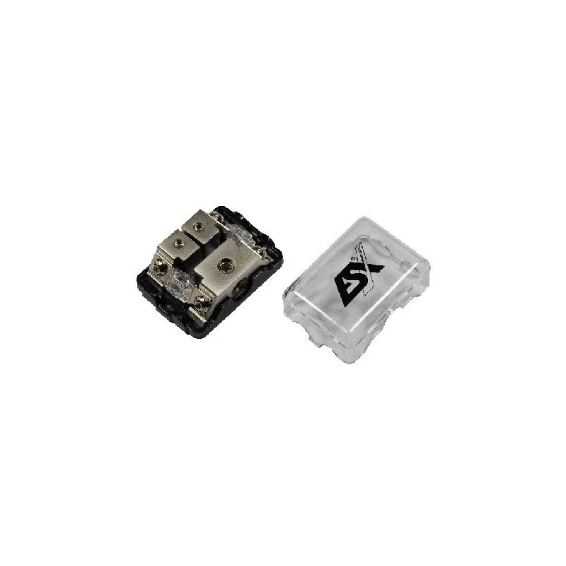 Distribuidor portafusibles y de masa con 1 entrada de 50mm y 2 salidas de 25mm