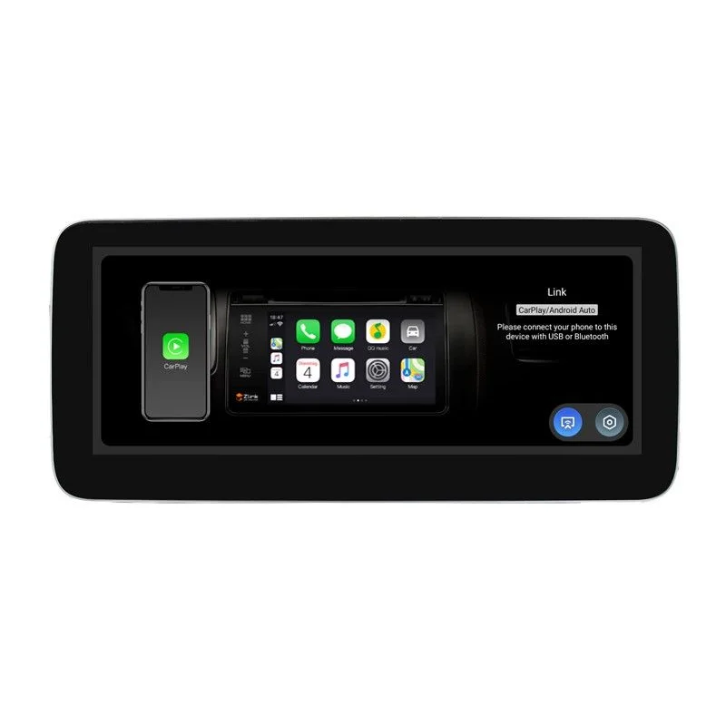Navegador Mercedes con pantalla de 10" o 12"