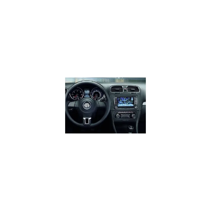 Marco de 9" para sustitución de radio en Volkswagen Golf VI 2008 2012, original