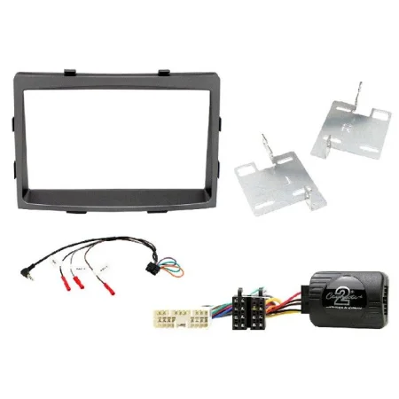 Marco radio Ssangyong Rodius 2013 2018, kit de instalación con interface y cable multilead