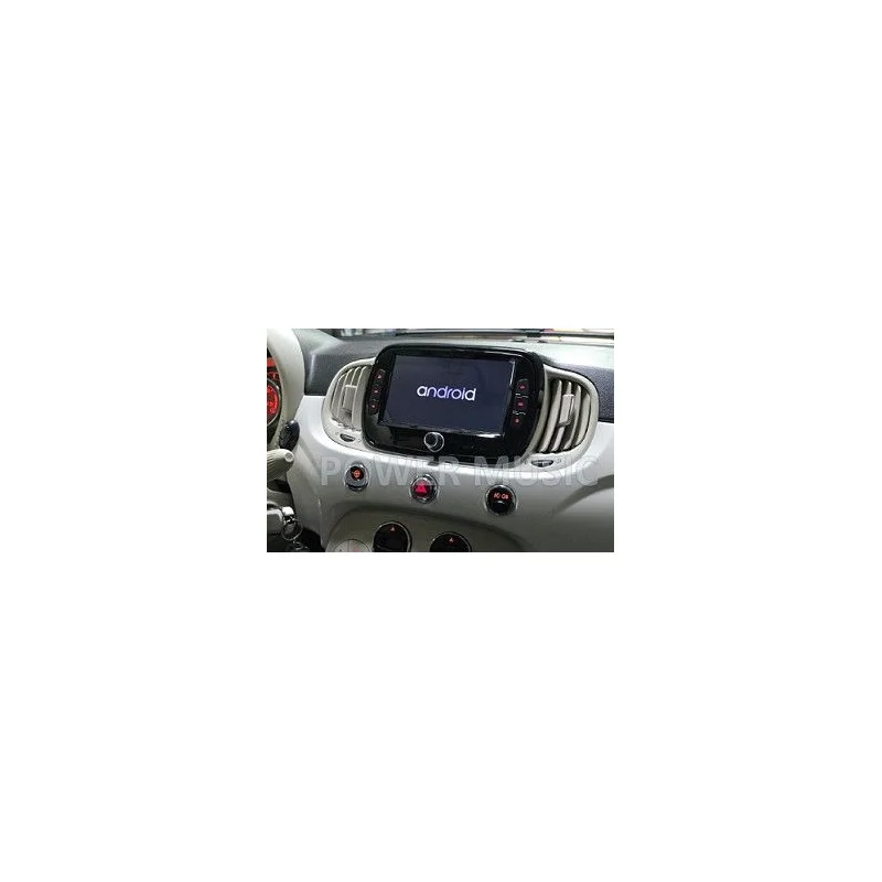 Radio navegador instalada en Fiat 500 año 2016 2019