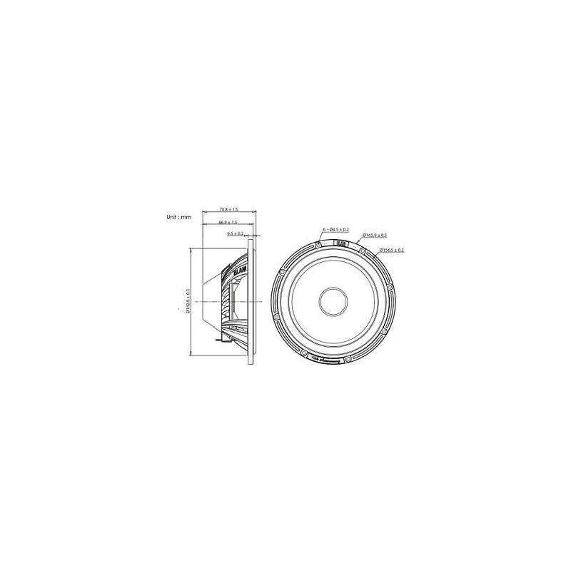 Blam Audio SR165F, kit altavoces 165mm, vías separadas