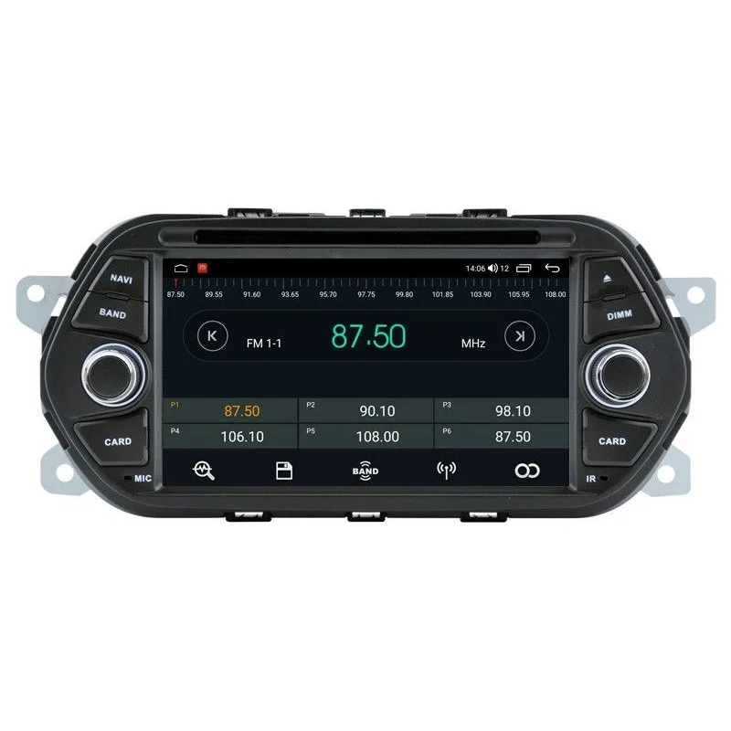 Pantalla Android para Fiat Tipo del 2015, CarPlay Android Auto Inalámbrico