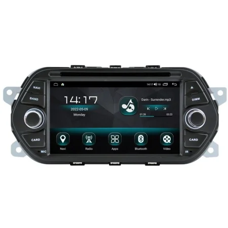 Navegador Fiat Tipo, año 2015 2018, Carplay inalámbrico, pantalla 7"