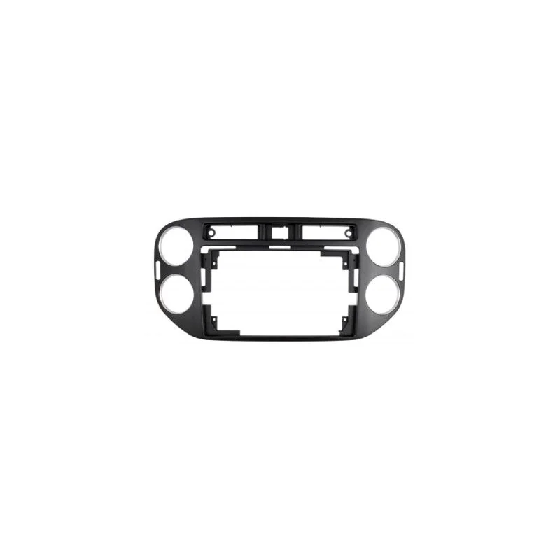 Marco negro radio 9" Volkswagen Tiguan 2008 2011, Tiguan restyling 2011 2016
