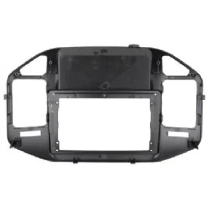 Marco para pantalla de 9" para Mitsubishi Montero / Pajero 2002 2007 Color Negro