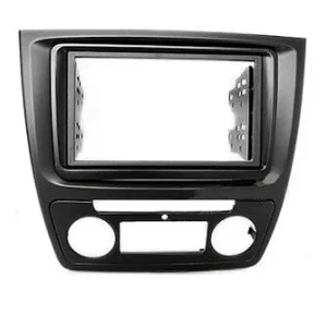 Marco frontal 2DIN Skoda Yeti, año 2014 para instalación equipo tipo OEM
