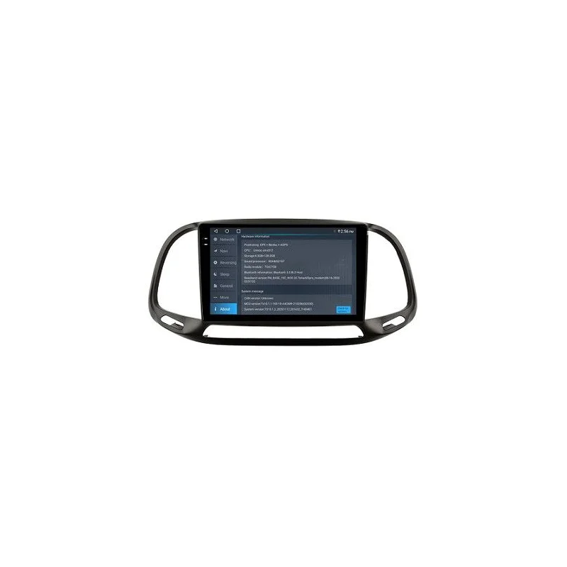 Radio navegador con pantalla táctil, Fiat Doblo, 2015 2020, Carplay & Android Auto inalámbrico