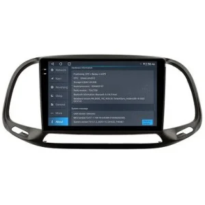 Radio navegador con pantalla táctil, Fiat Doblo, 2015 2020, Carplay & Android Auto inalámbrico