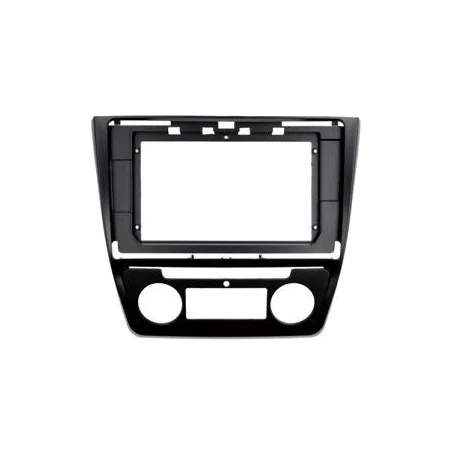 Marco frontal Skoda Yeti (Restyling) 2014 2018, para radio Android con pantalla de 10"