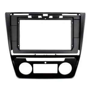 Marco frontal Skoda Yeti (Restyling) 2014 2018, para radio Android con pantalla de 10"