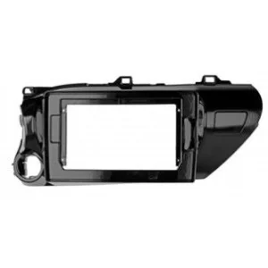 Marco frontal Toyota Hilux 2015 2021, para radio Android con pantalla de 10"