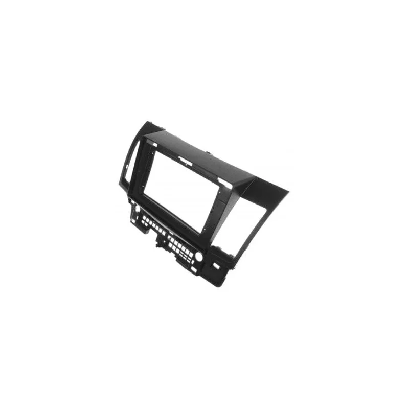 Marco frontal Mitsubishi Lancer 2008 2010, para radio Android con pantalla de 10".