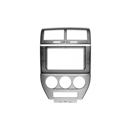 Marco frontal Jeep Compass 2006 2009, para radio Android con pantalla de 10"