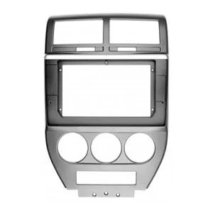 Marco frontal Jeep Compass 2006 2009, para radio Android con pantalla de 10"