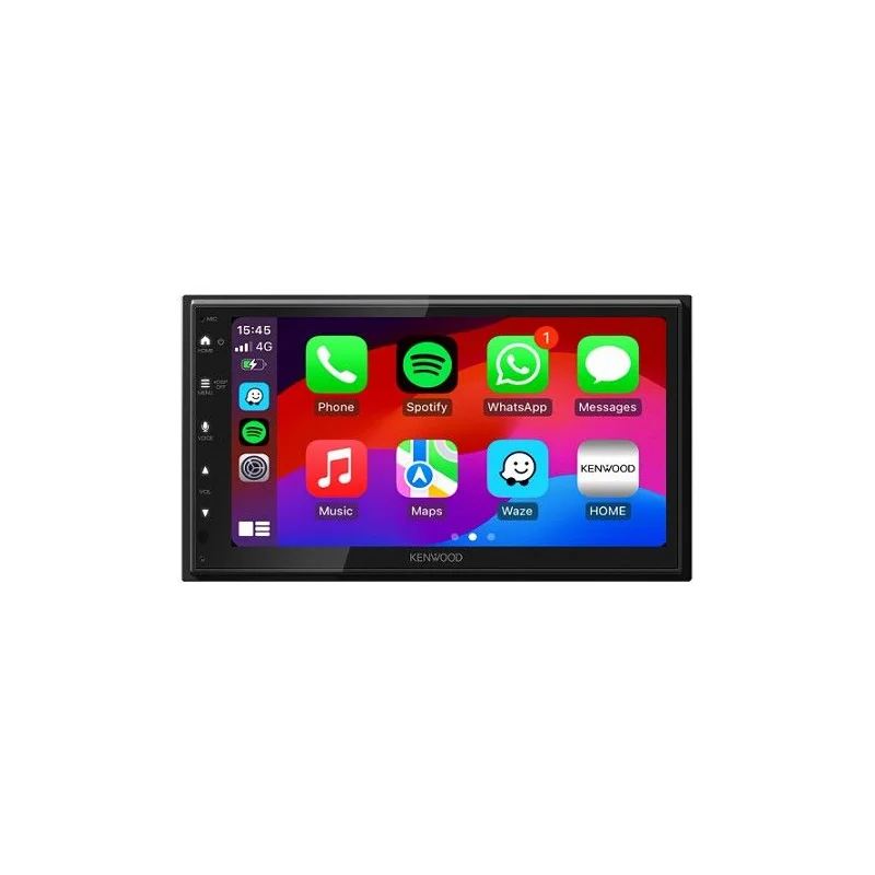 Radio 1DIN, Kenwood DMX5023DABS, Android Auto & CarPlay, pantalla 6,8", Bluetooth.