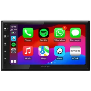 Radio 1DIN, Kenwood DMX5023DABS, Android Auto & CarPlay, pantalla 6,8", Bluetooth.