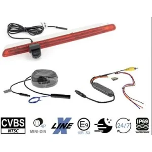 Características cámara trasera integrada en luz de freno para Volkswagen Transporter T6 años 2014 2019, T6.1 años 2019 presente