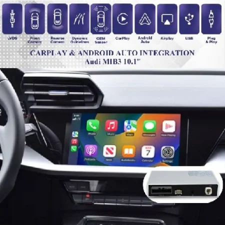 Carplay, Android Auto cámara Audi A1, A3, A4, A5, Q3, Q5