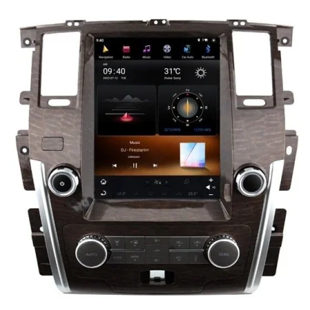 Radio navegador Nissan Patrol Y62, año 2010 2020