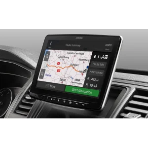 Alpine INE F904DC Radio navegador con Android Auto y Apple CarPlay 1DIN, pantalla 9" instalada