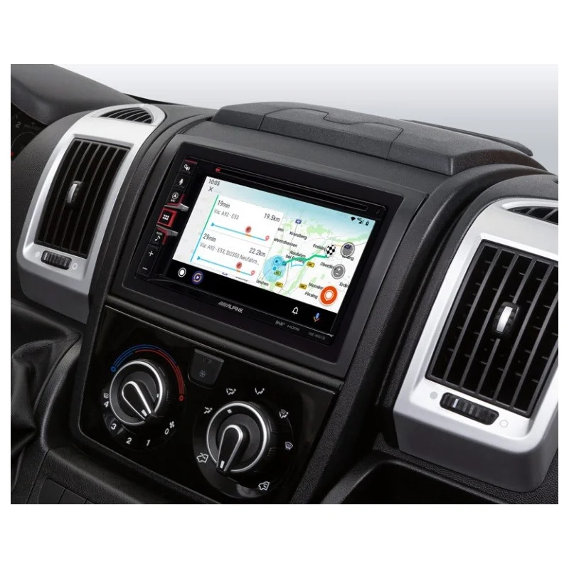 Radio navegador 6.5" con Android Auto y Apple CarPlay, Alpine INE W611DC, específico para campers