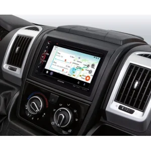 Radio navegador 6.5" con Android Auto y Apple CarPlay, Alpine INE W611DC, específico para campers