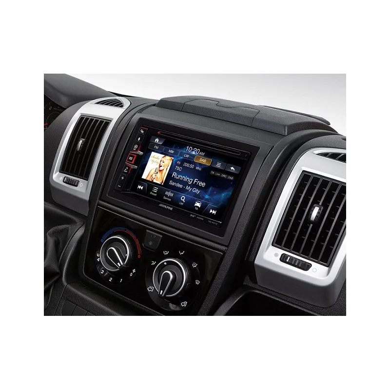 Radio navegador 6.5" con Android Auto y Apple CarPlay, Alpine INE W611DU, específico para campers Citroën, Fiat, Peugeot, Opel