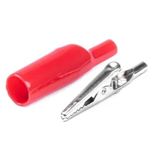 Pinza de cocodrilo rojo/negro longitud pinza 50mm