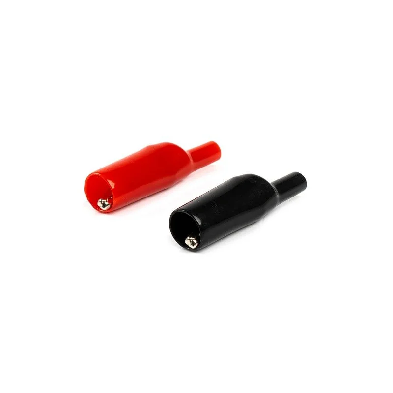 Pinza de cocodrilo aislado rojo/negro 5A 50mm
